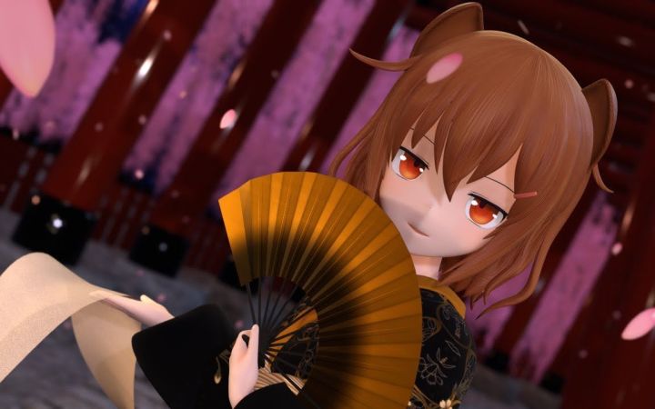 【MMD】响喜乱舞【雷】【搬运】截图