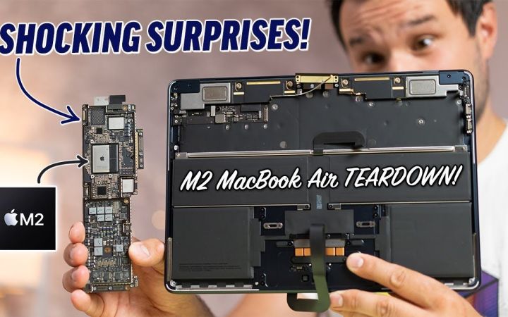 【苹果测评】M2 MacBook Air 拆解截图