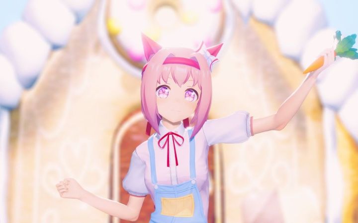 【赛马娘MMD】ハルウララ - Sweet Magic【春乌拉拉】【搬运】截图
