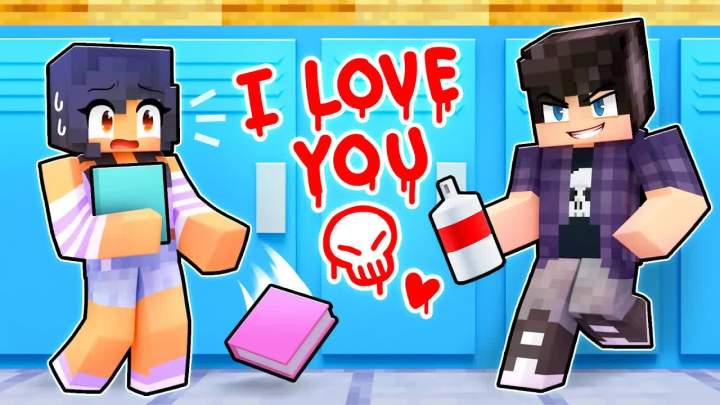 【Aphmau】Minecraft学校恶霸爱上我了!截图
