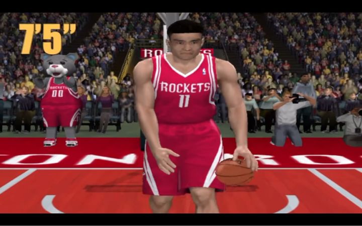 使用NBA2K历代最高球员进行扣篮截图