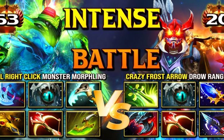 6神装1号位对决!相同经济小黑和水人如何在36分钟打开突破口?【DOTA2】截图