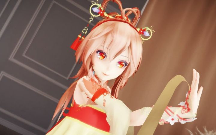 【MMD】我们快出发【乐正绫】【搬运】截图