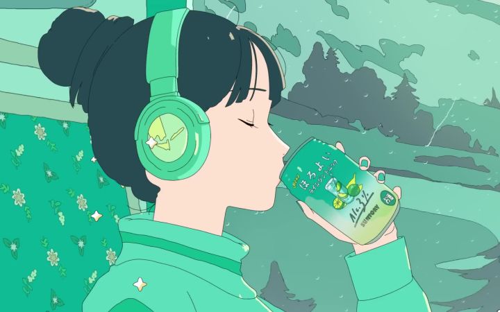 三得利小清新广告,超级治愈截图