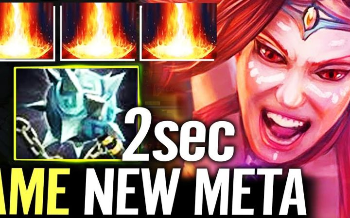 AME火女,缚灵索+影刀打击敌方小鱼人!【DOTA2】截图