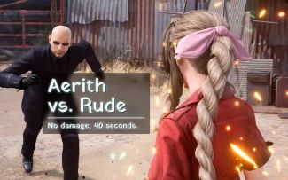 【FF7R】爱丽丝40秒干趴路德