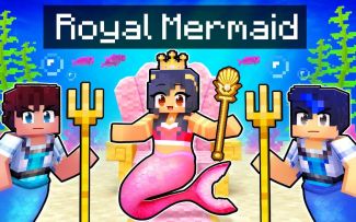 【Aphmau】我的世界|扮演美人鱼女王Playing As A ROYAL MERMAID In Minecraft!