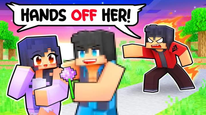 【Aphmau】在 Minecraft 中认识我的男朋友!...截图
