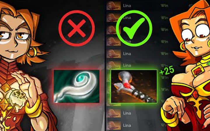 Dota2:lina优秀的控制和输出截图