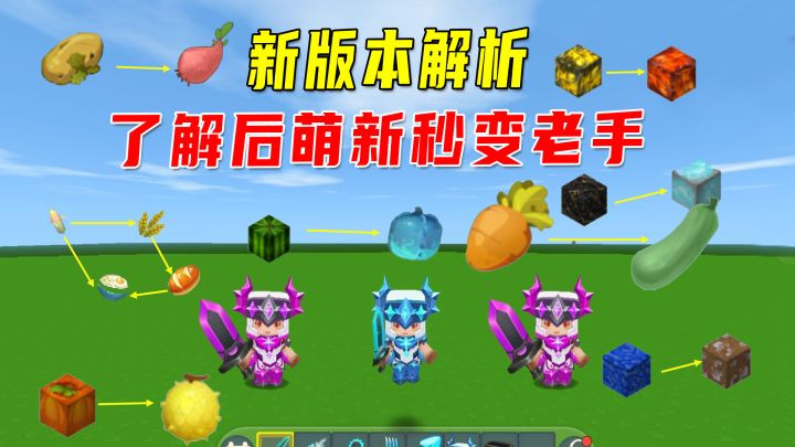 迷你世界:版本更新,小宇给大家带来最详细的解析,萌新秒变老手截图