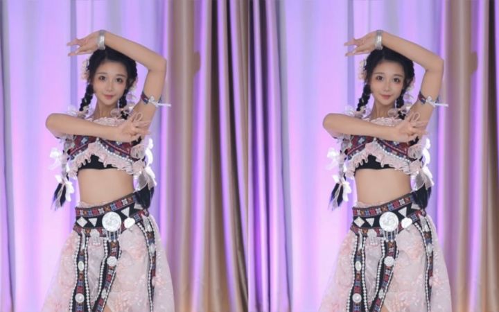 【鱼子酱】《桃源恋歌》 异域舞娘版 直播跳舞录屏截图