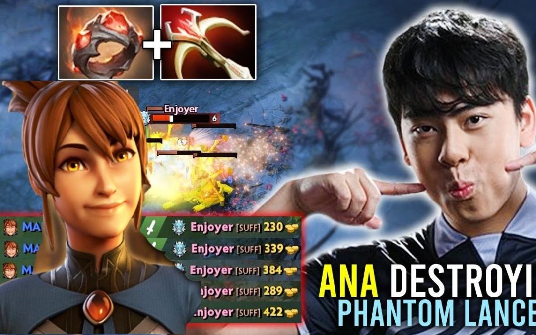 ANA三号位玛西，巨人之戒+大炮 VS.4万经济猴子【DOTA2】截图