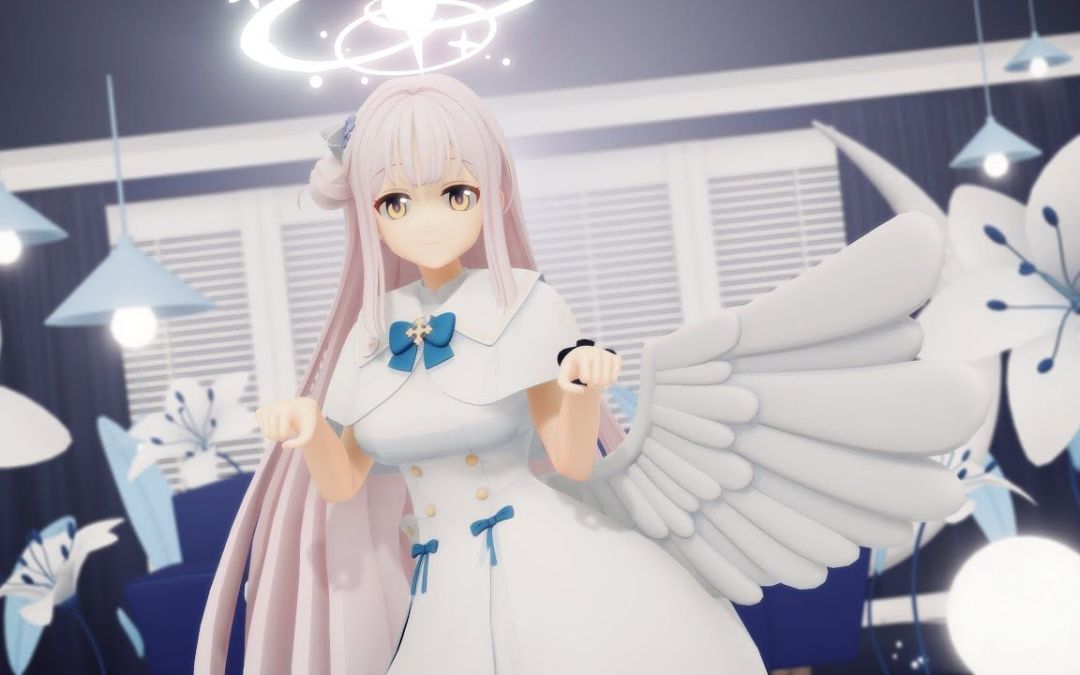 【碧蓝档案MMD】可愛くてごめん【圣园未花】【搬运】截图
