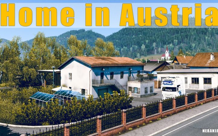 【YouTube】欧卡2mod_奥地利乡村的家|Home in Austrian Country Side截图