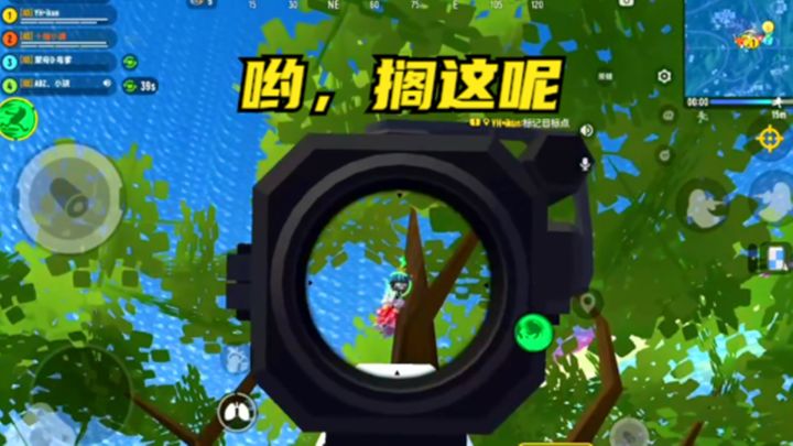 香肠派对：激发潜能？单人灭队，决赛圈敌人在万米高空截图