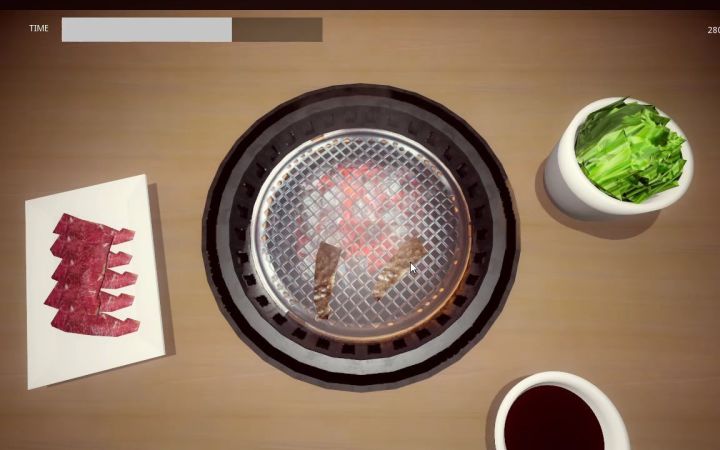 【云烤肉是真的零卡】Steam新游《烤肉模拟器》截图