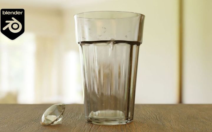 Blender中的逼真玻璃着色器 | Blender教程截图
