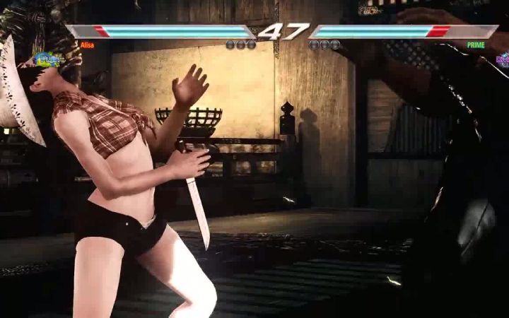 《铁拳7》清凉装州光小姐姐VS豹王大叔截图