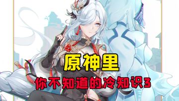 原神里你不知道的冷知识系列第三集