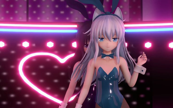 【MMD】Chocolate Cream【晓&响】【搬运】截图