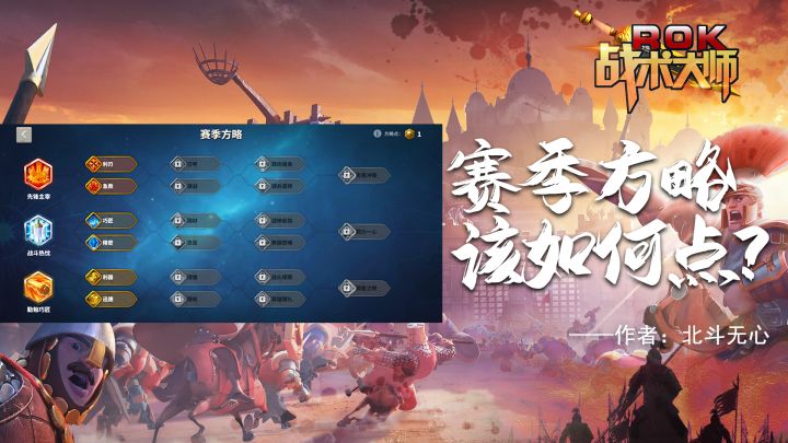 尼罗河之王赛季方略该如何点？截图