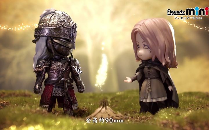 《艾尔登法环》 「梅琳娜」「白狼战鬼」Figuarts mini 手办展示截图