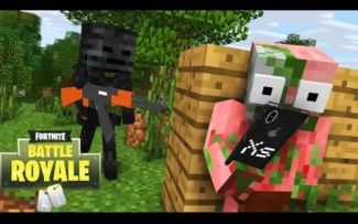 MC怪物学院动画丨Iphone xs max & 皇家特技表演挑战赛丨我的世界动画