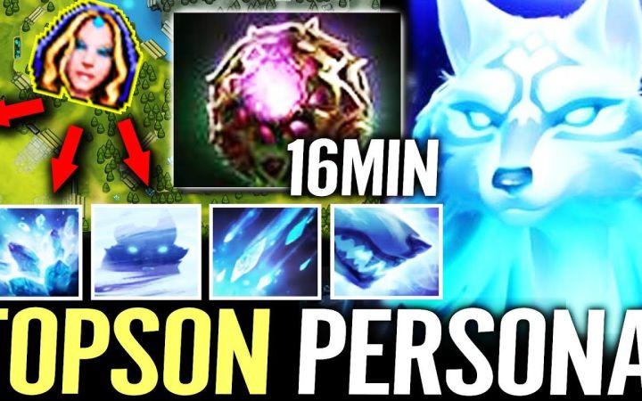 TOPSON用冰女身心!16分钟玲珑心【DOTA2】截图