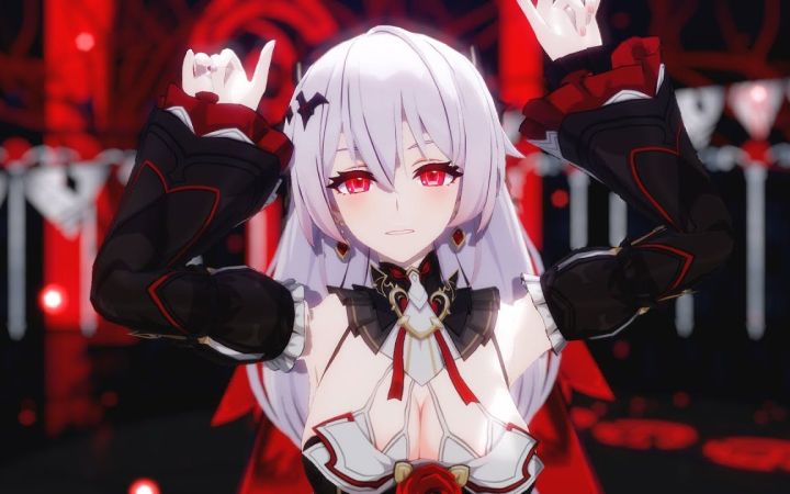 【崩MMD】CH4NGE【大月下】【搬运】截图