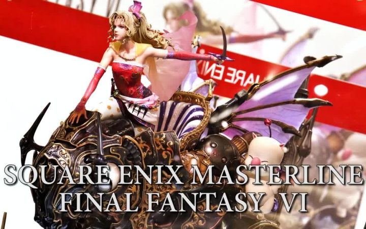 近距离欣赏《最终幻想6》蒂娜1/6雕塑实物截图