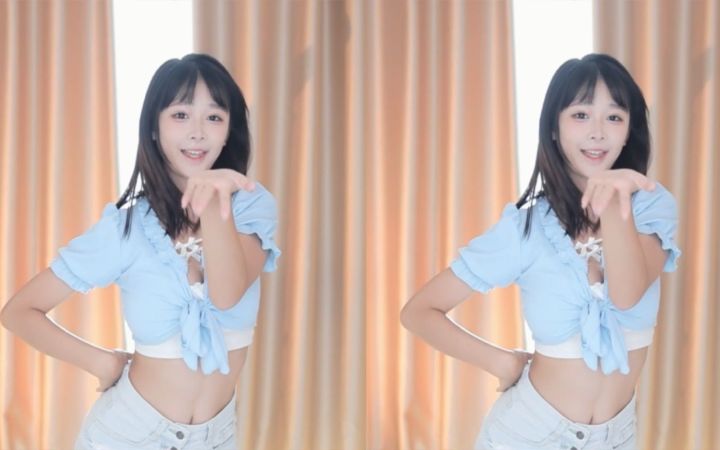 【鱼子酱】《SHAKE IT》 蓝色衬衣版 直播跳舞录屏截图