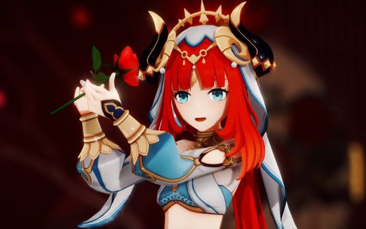 【原神MMD】Fire Bird【妮露】【搬运】截图