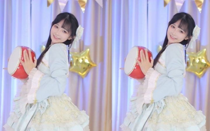 【鱼子酱】《1》中华风洛丽塔打歌服套装 直播跳舞录屏截图