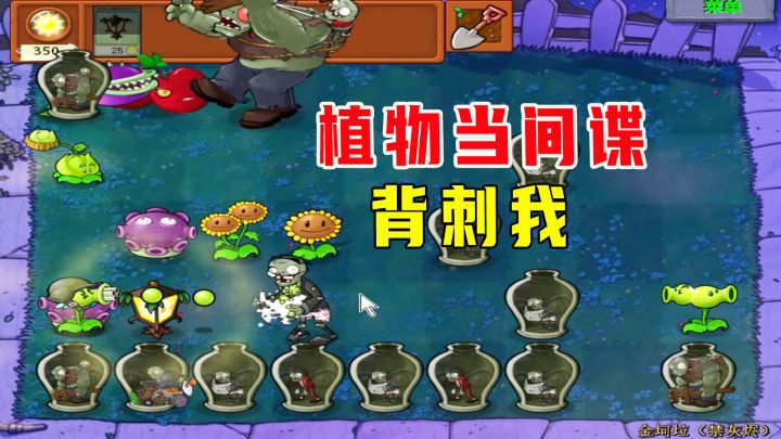 植物大战僵尸:金坷垃(禁灰烬),灰烬植物获取我的信任,背刺我截图