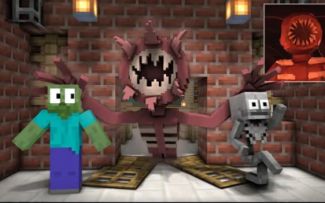 怪物学院1741集丨The Figure Doors Horror Challenge丨我的世界动画