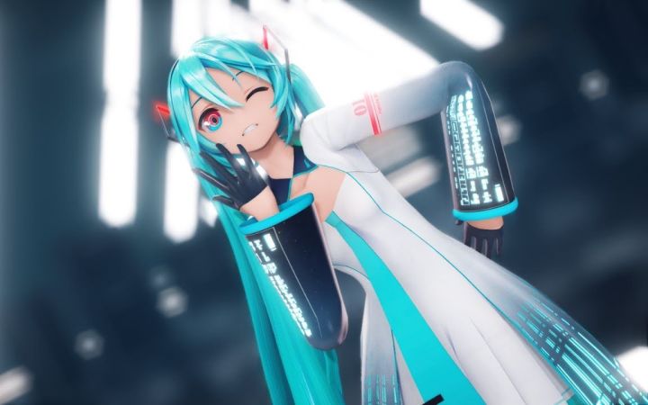 【MMD】ヒビカセ / 让其响彻【YYB式初音ミク_10th】【搬运】截图