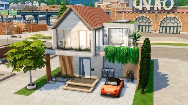 【模拟人生4速建|搬运|附链接|20×15|nocc】small MODERN HOME截图