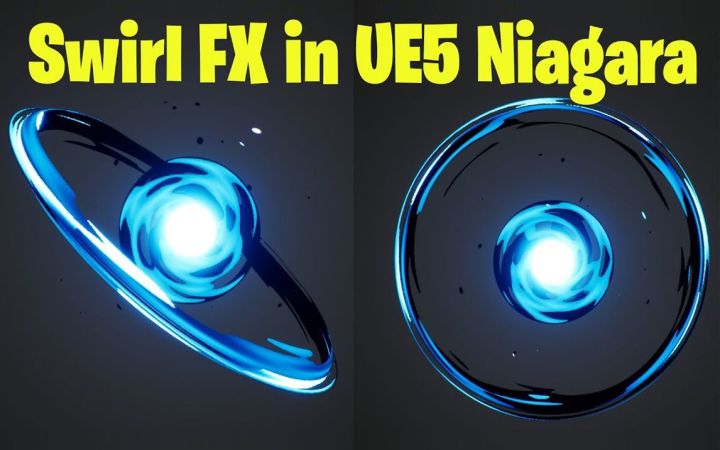 UE5漩涡FX教程 【UE5 Niagara 教程】截图