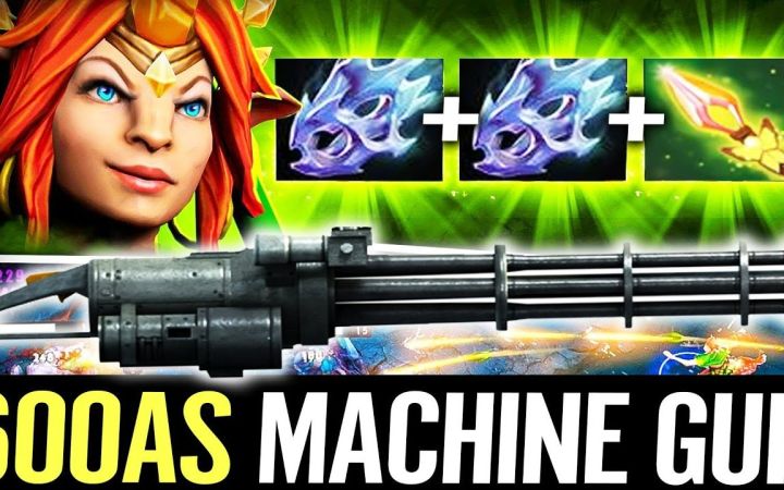 双银月600攻速小鹿=机关枪【DOTA2魅惑魔女】截图