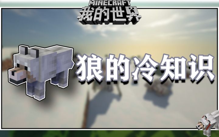 我的世界冷知识:小伙伴留言半个月的狼,来啦截图