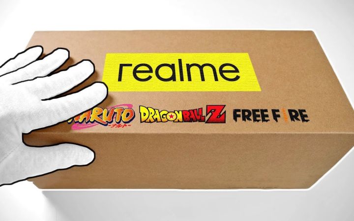 【手机开箱】讲究哥开箱Realme 龙珠&火影忍者 双限定版手机截图