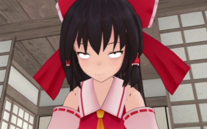 ［东方MMD］中暑的灵梦截图