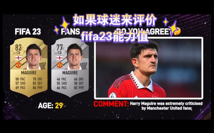 fifa23能力值（如果球迷来评）截图