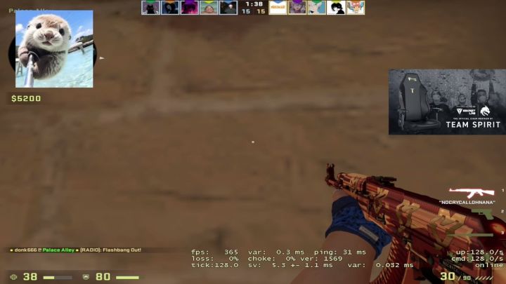 faceit天梯 来自donk的丝滑四杀【csgo】截图