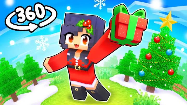 【Aphmau】在 Minecraft 中加入 APHMAU 的圣诞节！ [360]截图