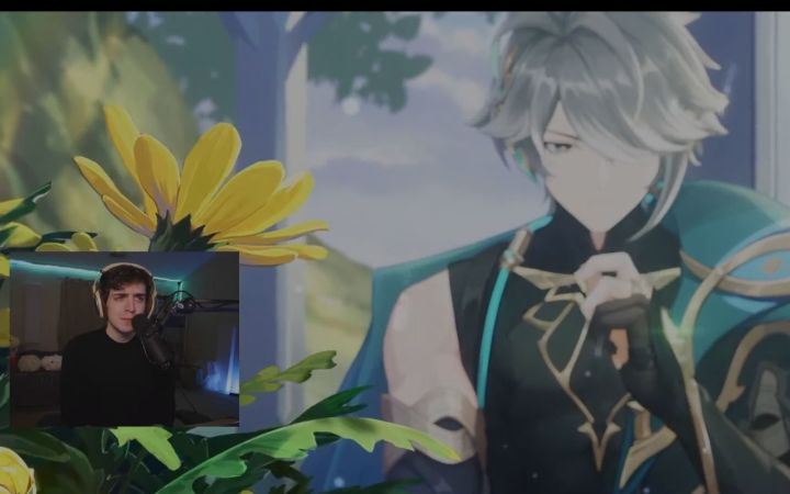 【原神/中字】音乐太棒了！老外原神玩家 看艾尔海森角色PV「疑问与沉默」反应截图