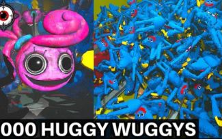 【搬运YouTube】放了1000只huggy 长腿妈咪挡得住吗？