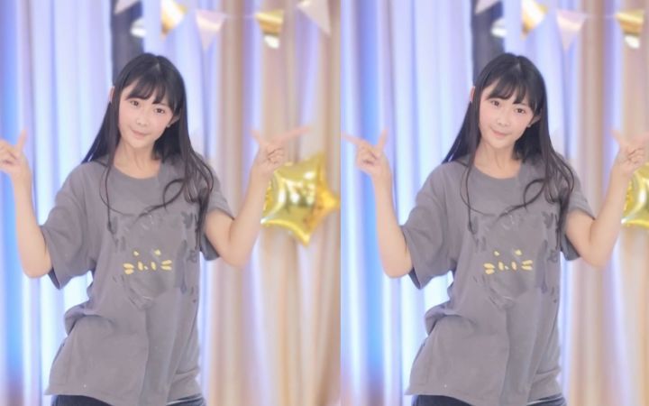 【鱼子酱】《这么可爱真是抱歉》常服套装 直播跳舞录屏截图