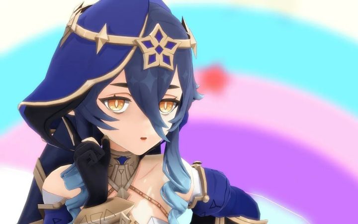 【原神MMD】恋愛裁判【莱依拉】【搬运】截图