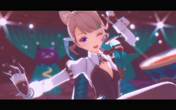 【原神MMD】アブソリュート【琳妮特】【搬运】截图